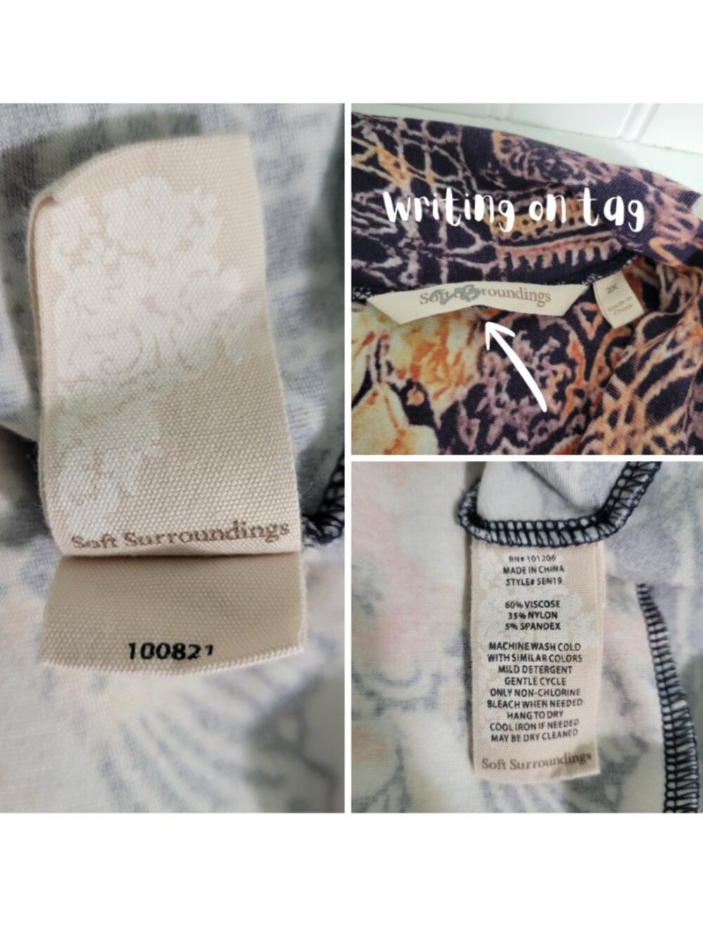 Soft Surroundings Naima Boho Festival Hippie Cottagecore Floral Print Maxi Dress - Picture 13 of 16